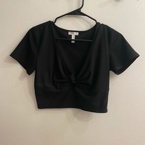 Black Crop Top
